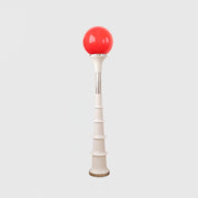 White & Red Plastic Lamp Shade