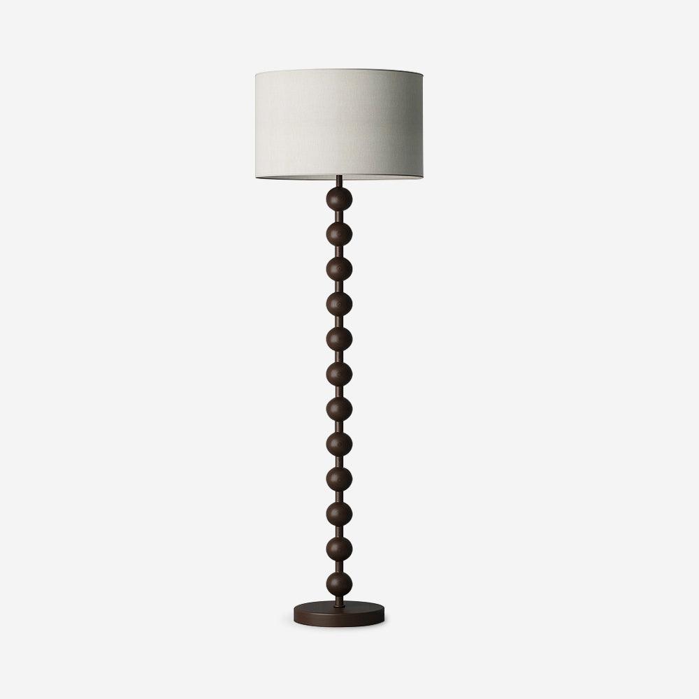 Hugo Barbell Wood Floor Lamp — product view 1
