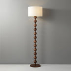 Hugo Barbell Wood Floor Lamp — product view 4