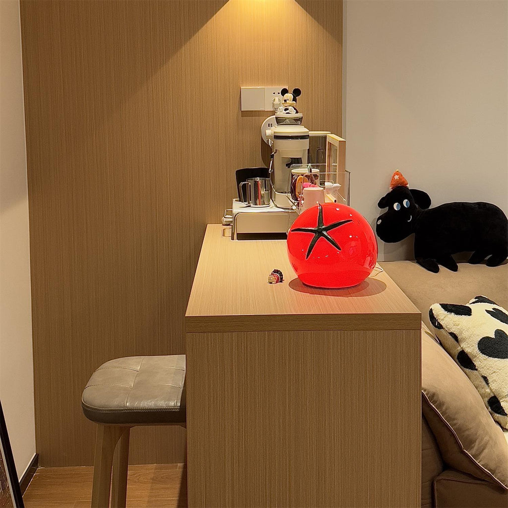 Tomato Resin Table Lamp — product view 6