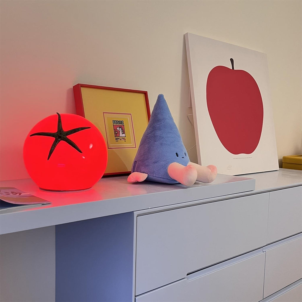 Tomato Resin Table Lamp — product view 9