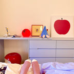 Tomato Resin Table Lamp — product view 10