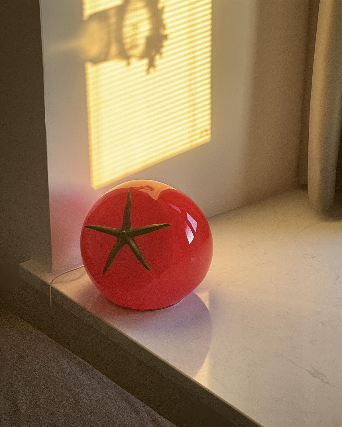 Tomato Resin Table Lamp — product view 22