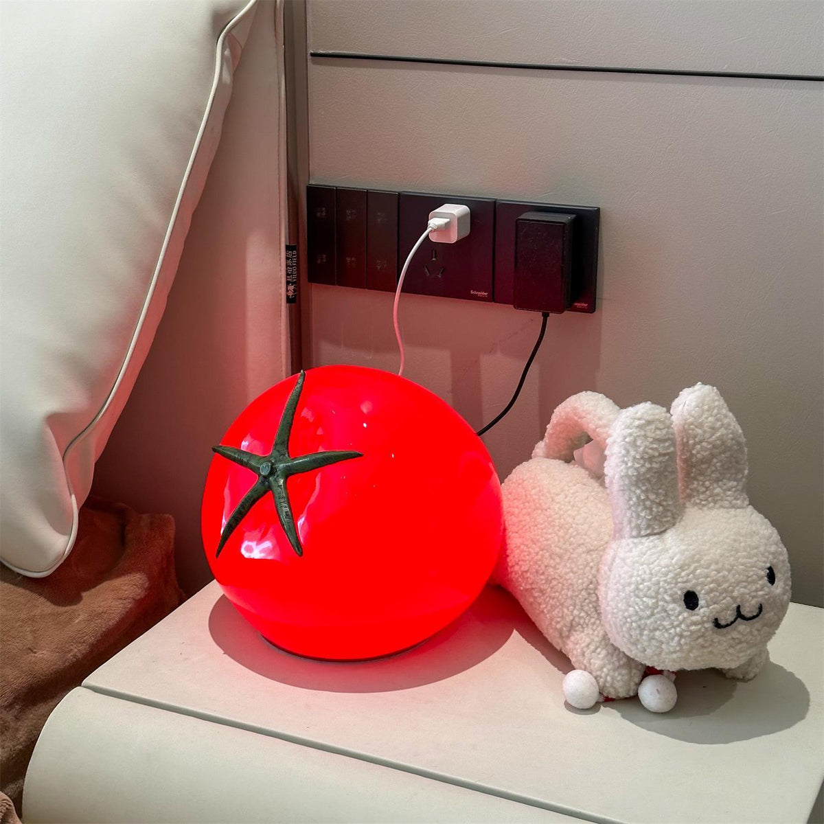 Tomato Resin Table Lamp — product view 24