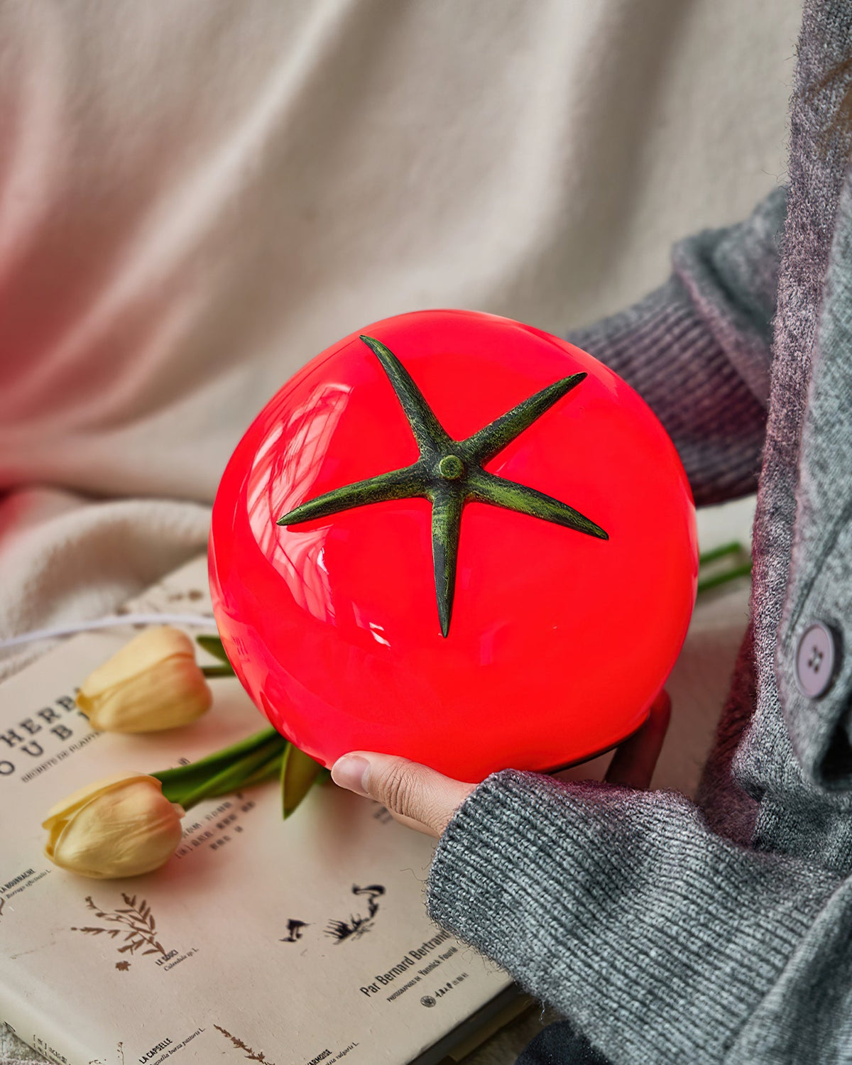 Tomato Resin Table Lamp — product view 28