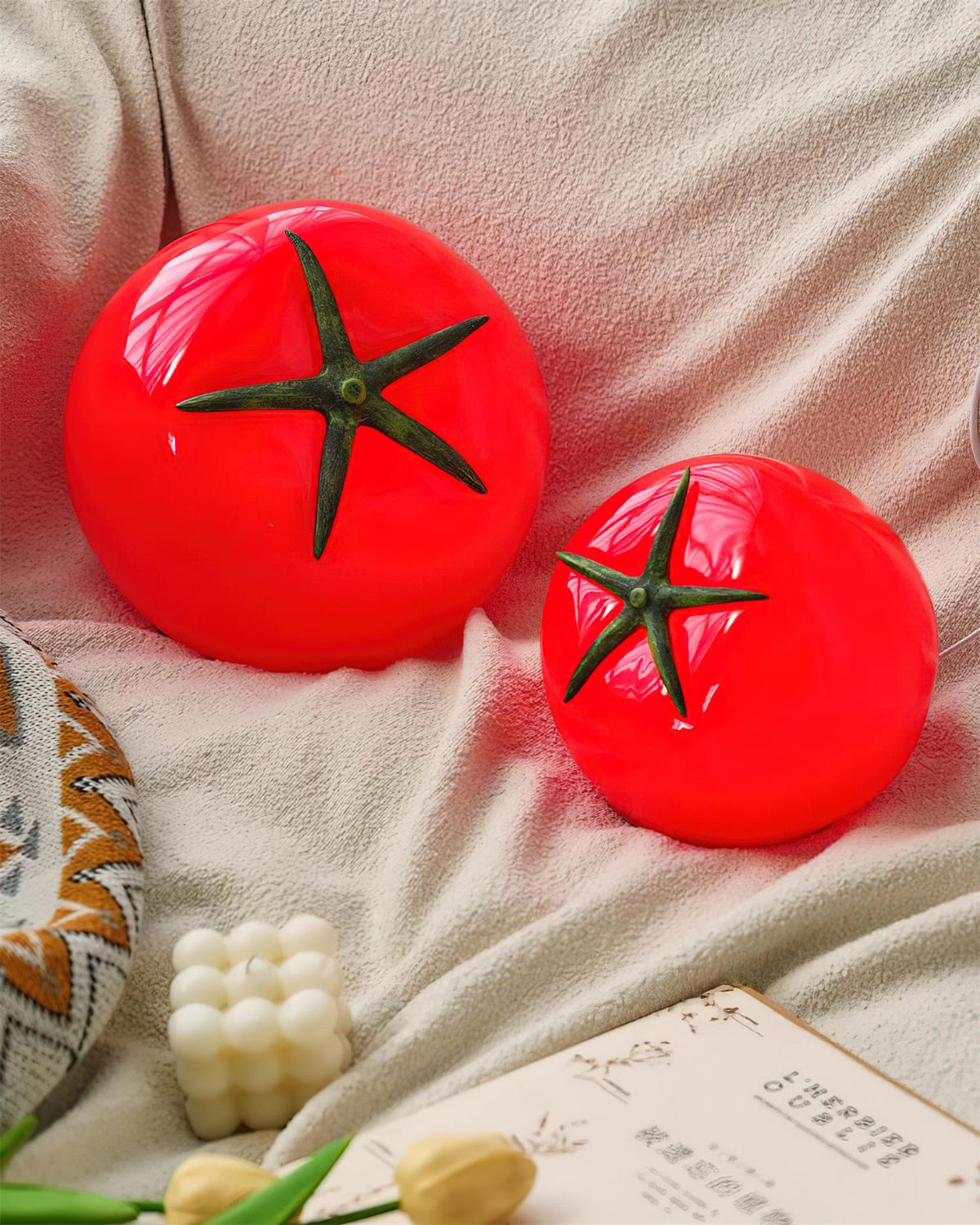 Tomato Resin Table Lamp — product view 33