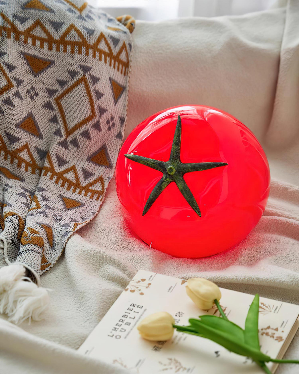 Tomato Resin Table Lamp — product view 34