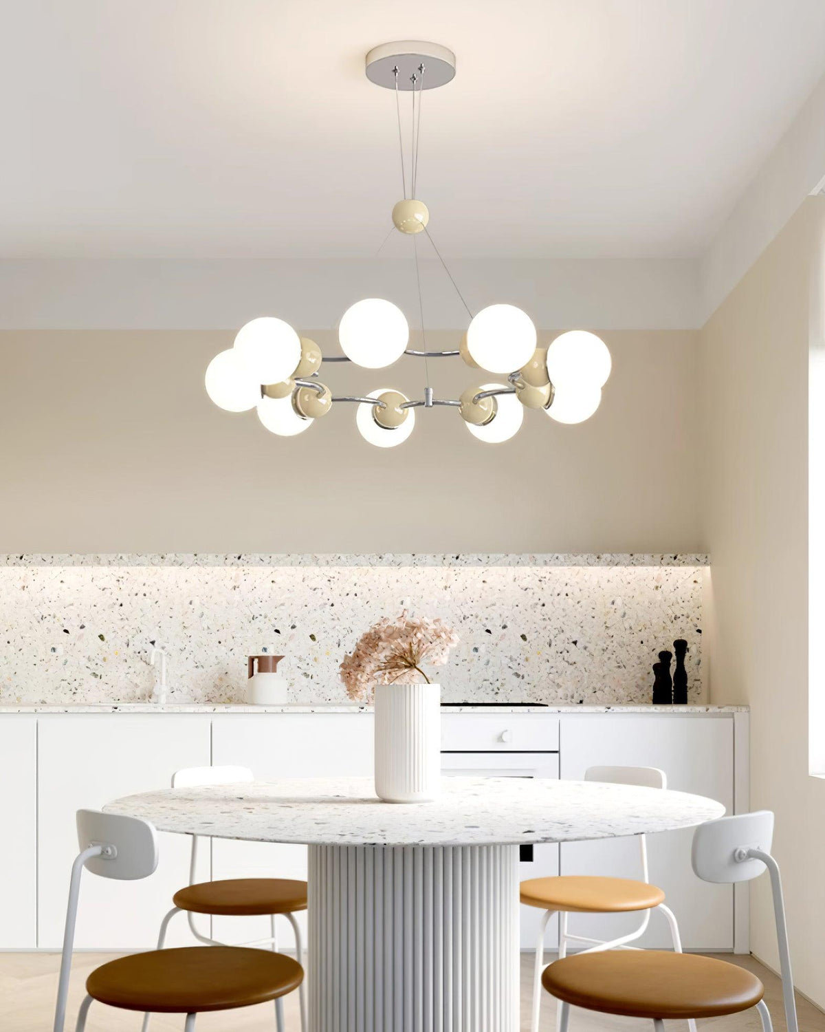 Orbi Modern Metal Chandelier — product view 10