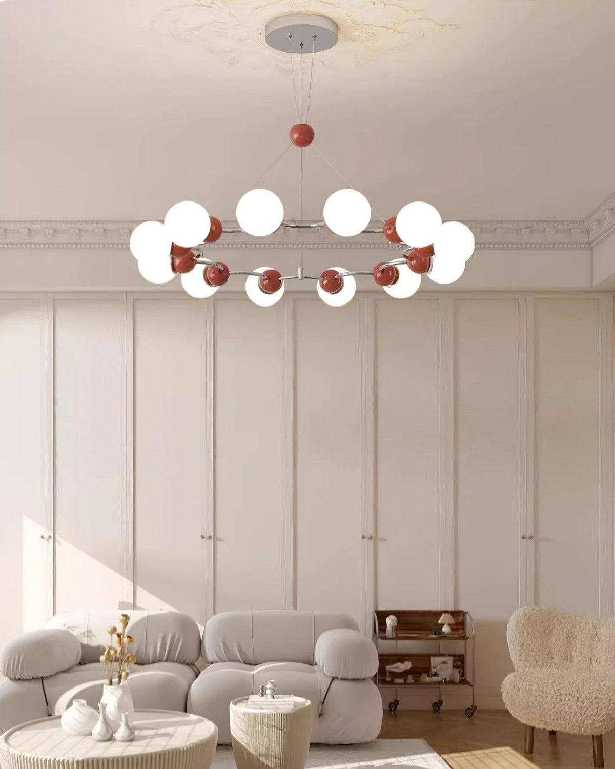 Orbi Modern Metal Chandelier — product view 12