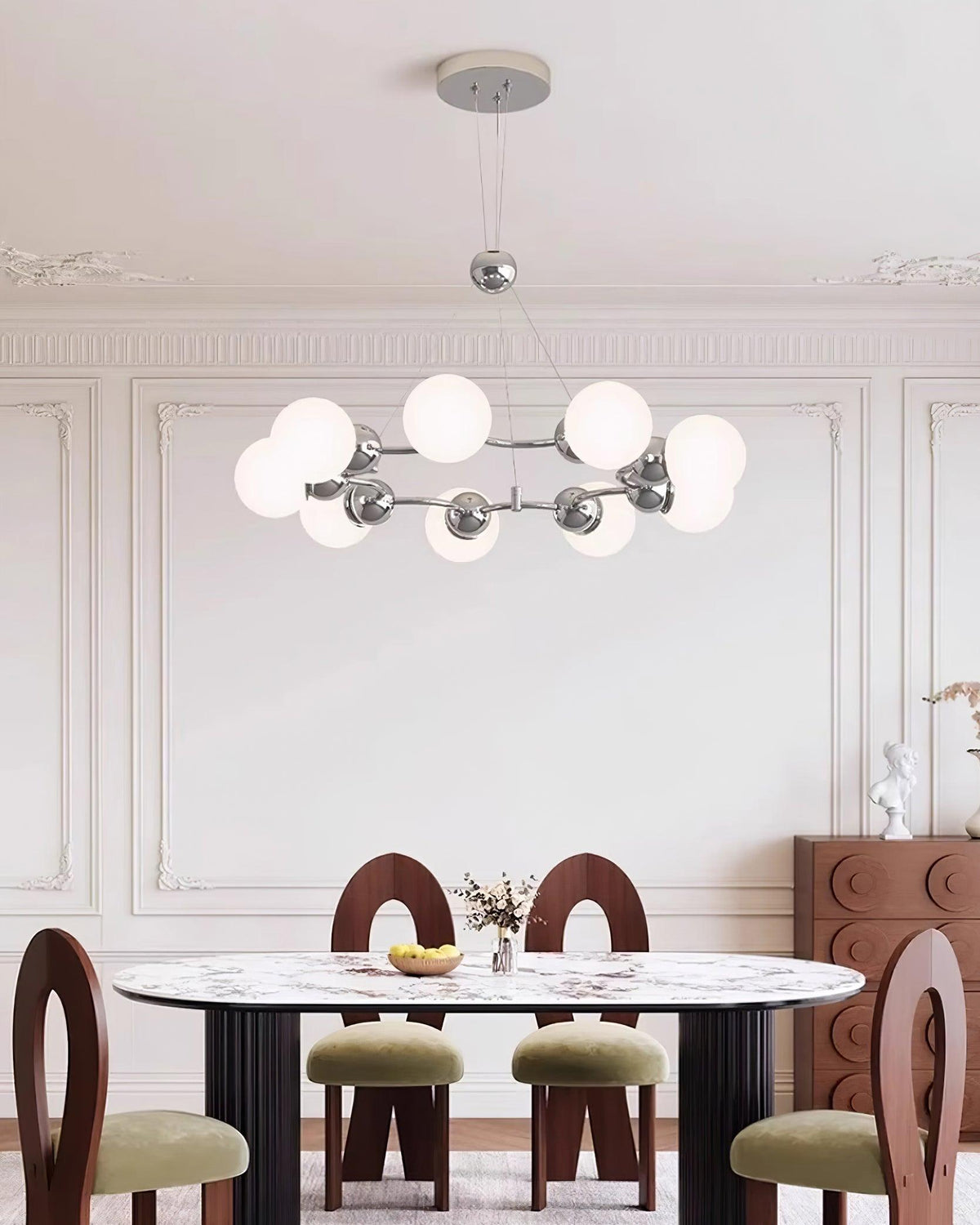 Orbi Modern Metal Chandelier — product view 15