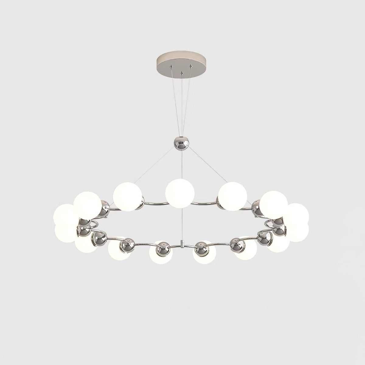 Orbi Modern Metal Chandelier — product view 25