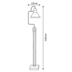 Retro Toia Wood Floor Lamp — product view 5