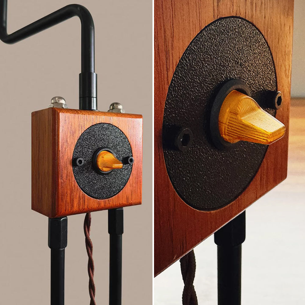 Retro Toia Wood Floor Lamp — product detail 21