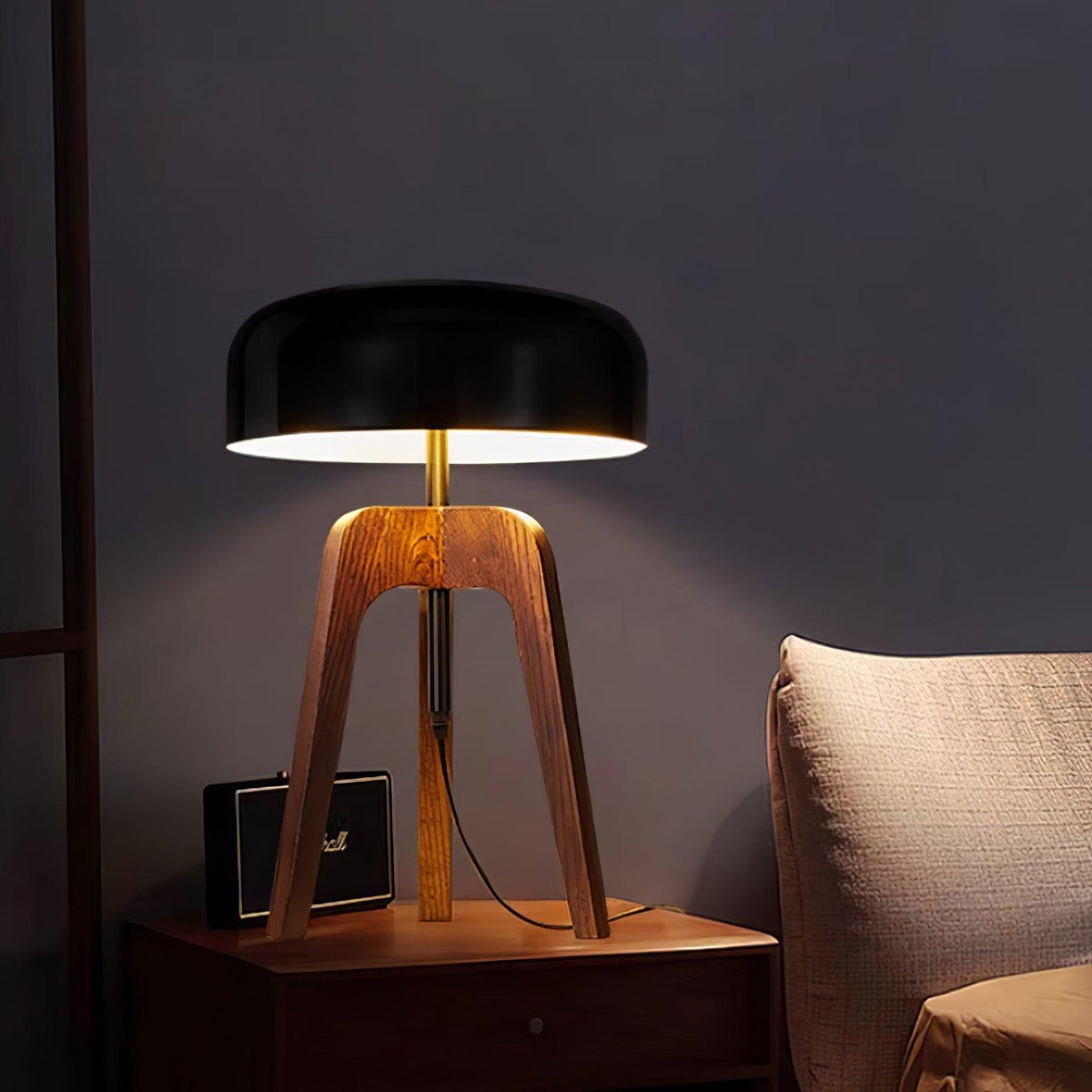 Towa Wood Table Lamp — product view 2