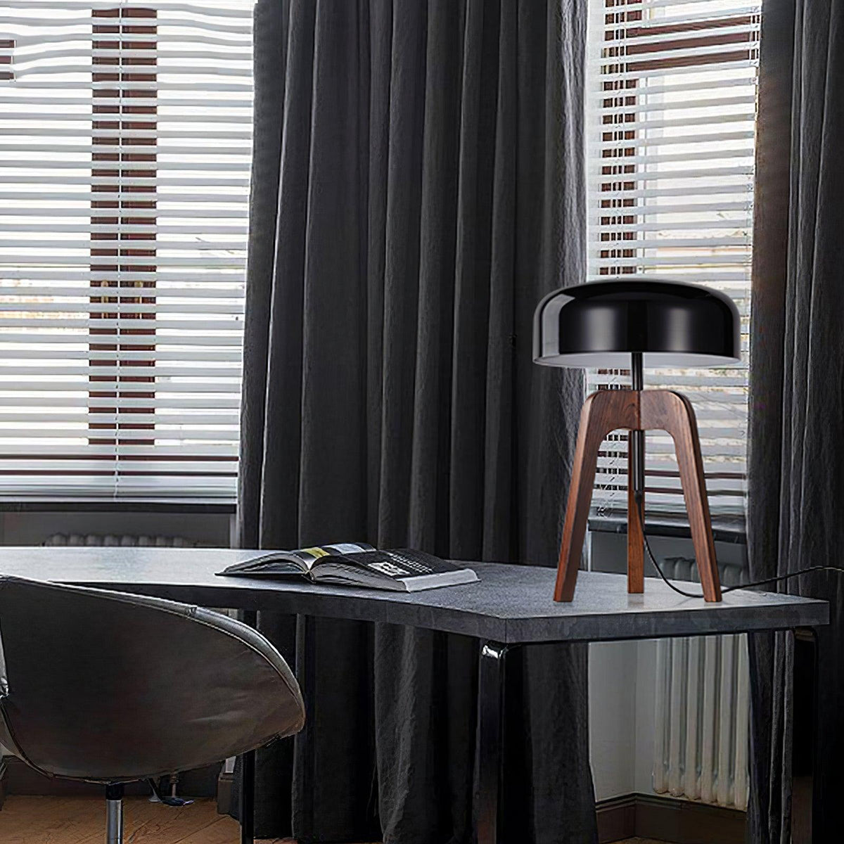 Towa Wood Table Lamp — product view 3