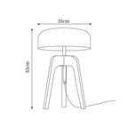 Towa Wood Table Lamp — product view 5