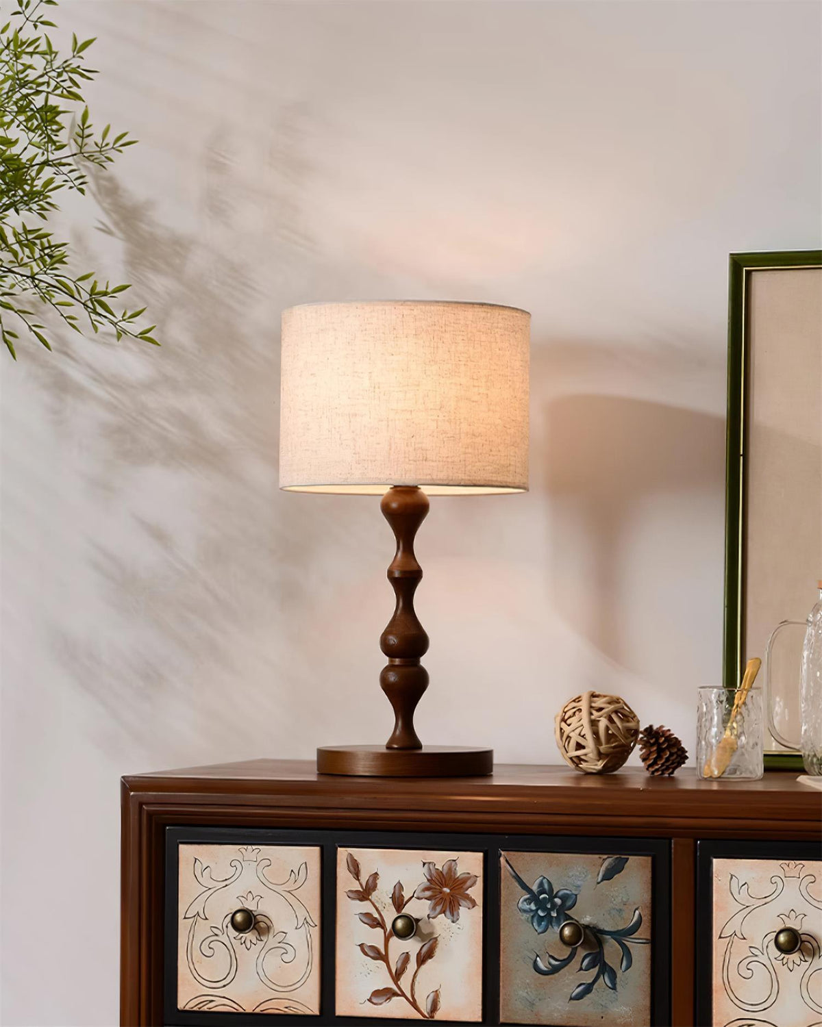 Canora Wooden Wood Table Lamp — product view 7