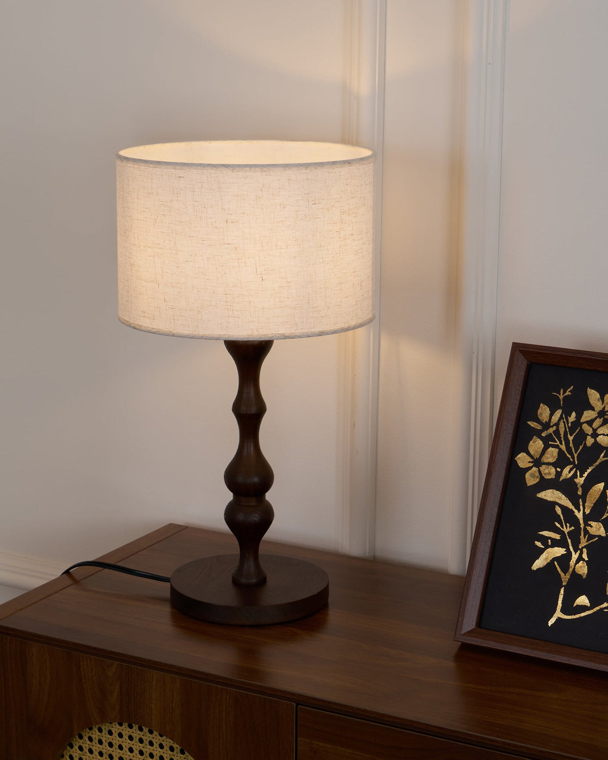 Canora Wooden Wood Table Lamp — product view 22