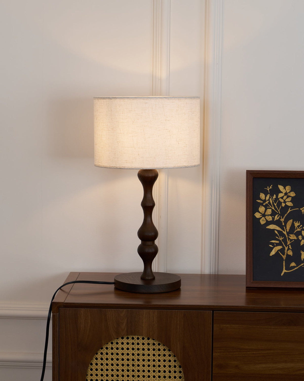 Canora Wooden Wood Table Lamp — product view 27