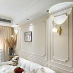 Brass Floral Wall Lamp — product view 11