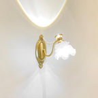 Brass Floral Wall Lamp — product view 12