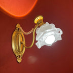 Brass Floral Wall Lamp — product view 14