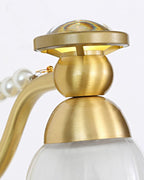 Brass Floral Wall Lamp — product view 17