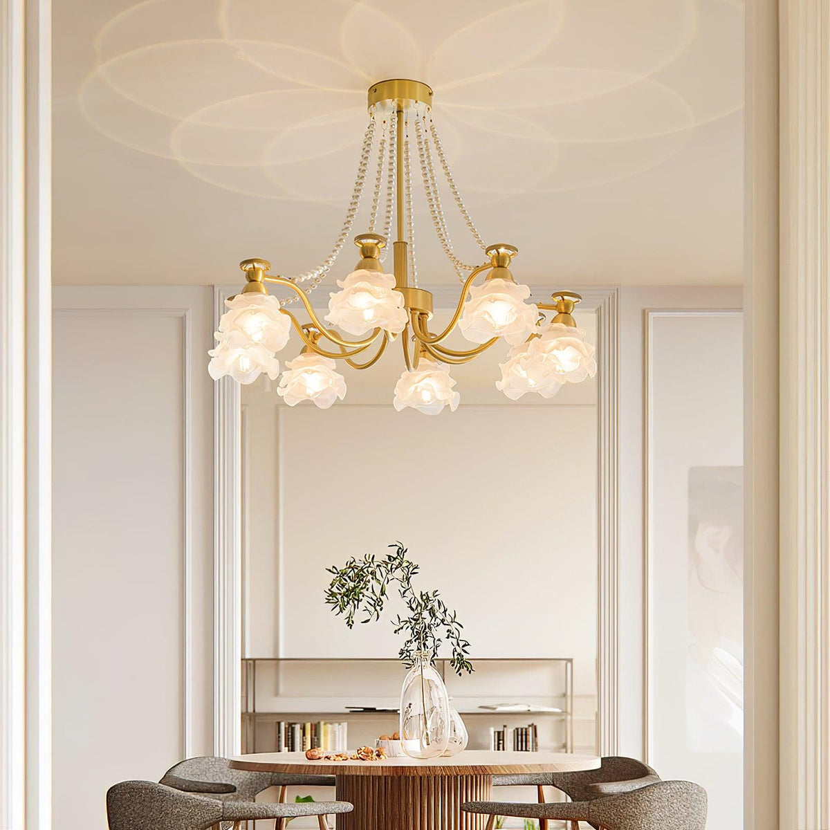 Roses Landi Glass Chandelier — product view 2