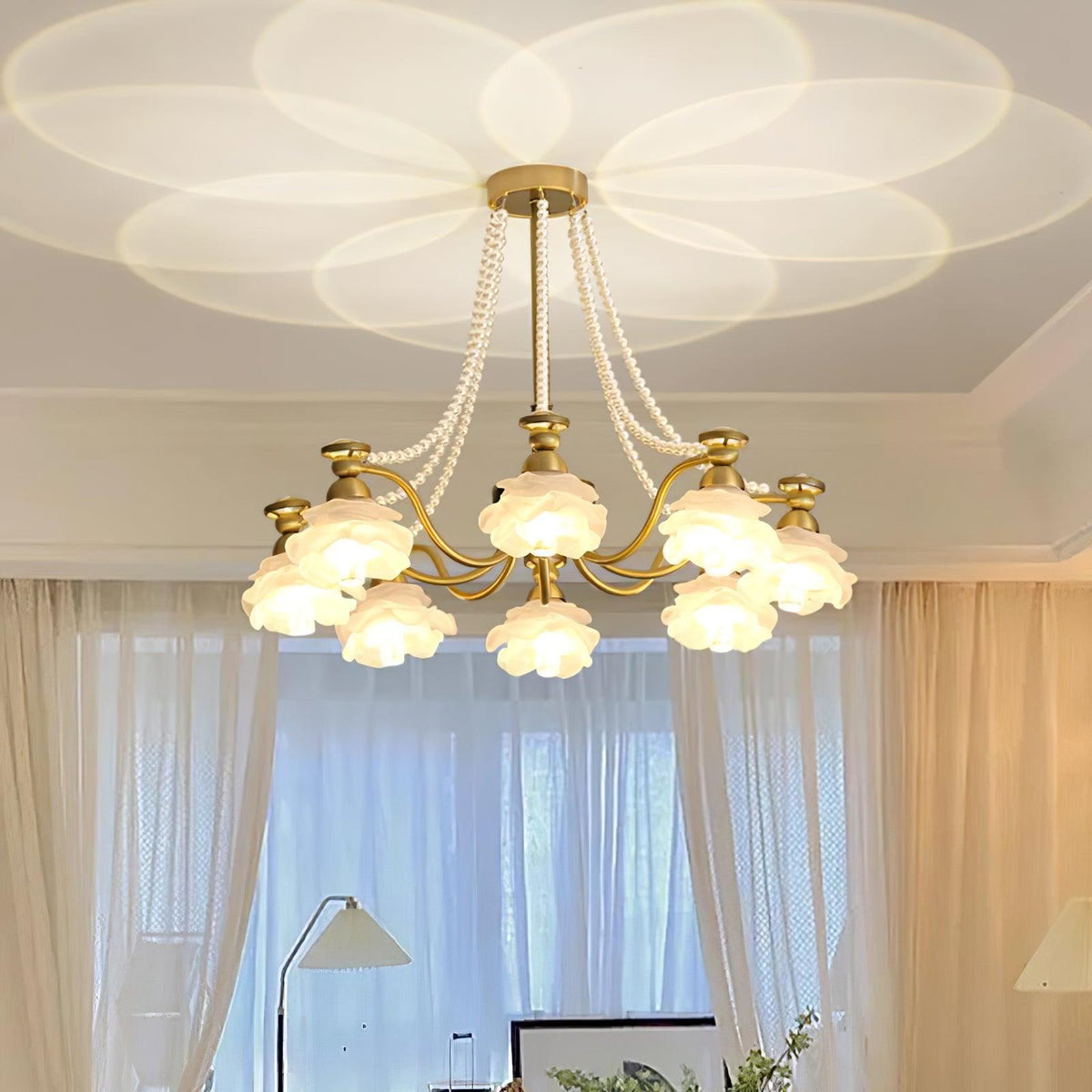 Roses Landi Glass Chandelier — product view 4