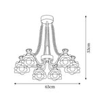 Roses Landi Glass Chandelier — product view 5