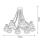 Roses Landi Glass Chandelier — product view 6