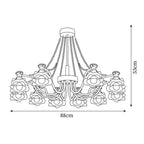 Roses Landi Glass Chandelier — product view 7