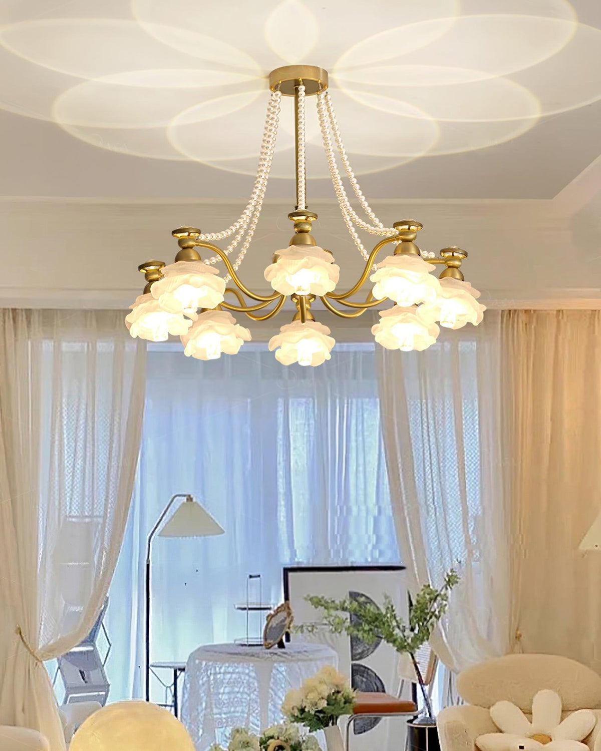 Roses Landi Glass Chandelier — product view 10
