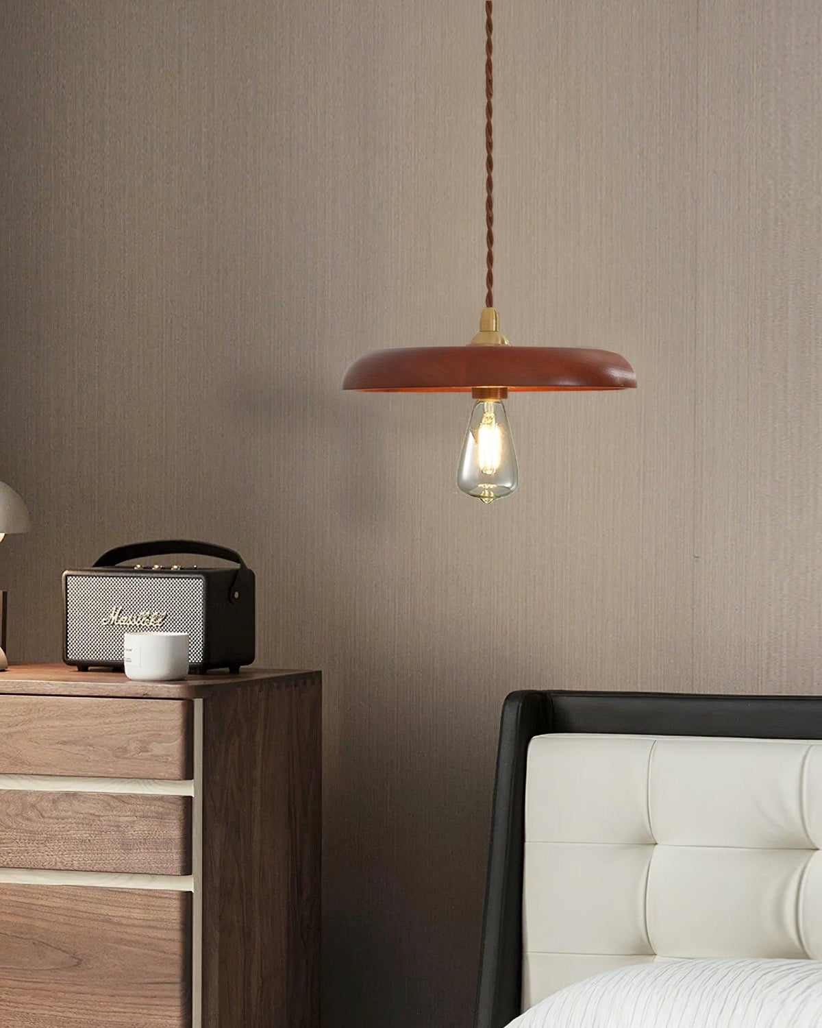 Balmain Wood Pendant Lamp — product view 3