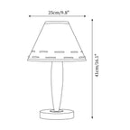 Terracotta Marble Table Lamp — product view 5