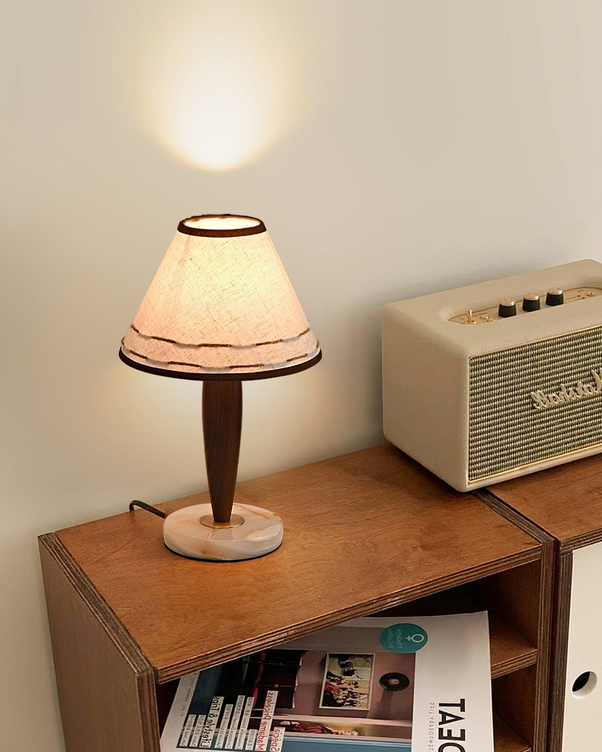 Terracotta Marble Table Lamp — product view 8