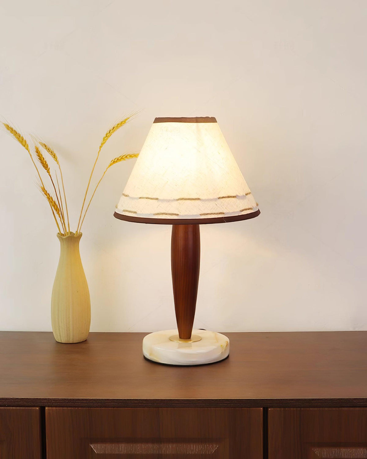 Terracotta Marble Table Lamp — product view 11
