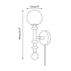 Coslett Wood Wall Lamp — product view 5
