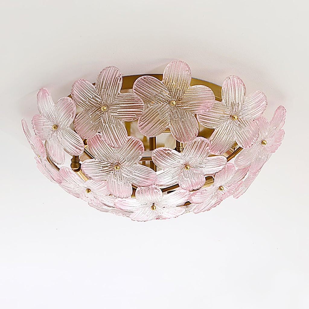 Anan Floral Glass Ceiling Light — product view 2