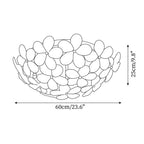 Anan Floral Glass Ceiling Light — product view 5