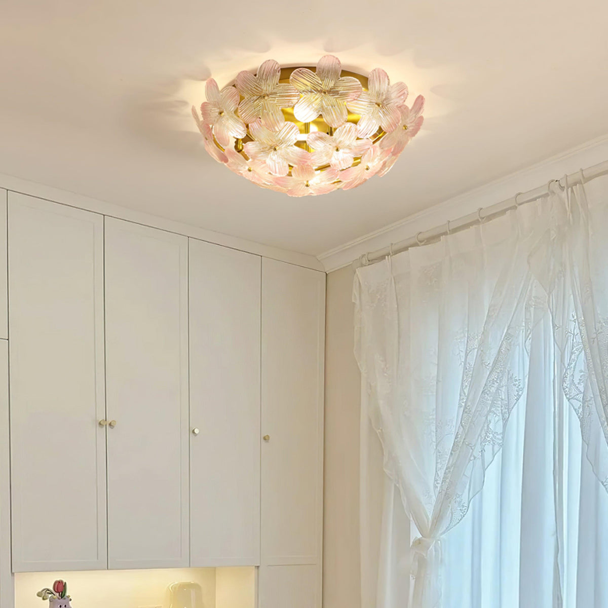 Anan Floral Glass Ceiling Light — product view 7