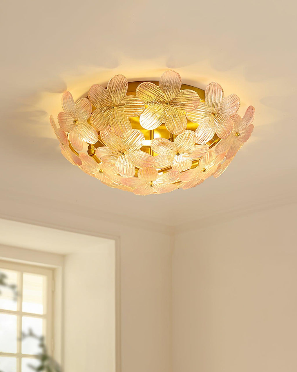 Anan Floral Glass Ceiling Light — product view 8