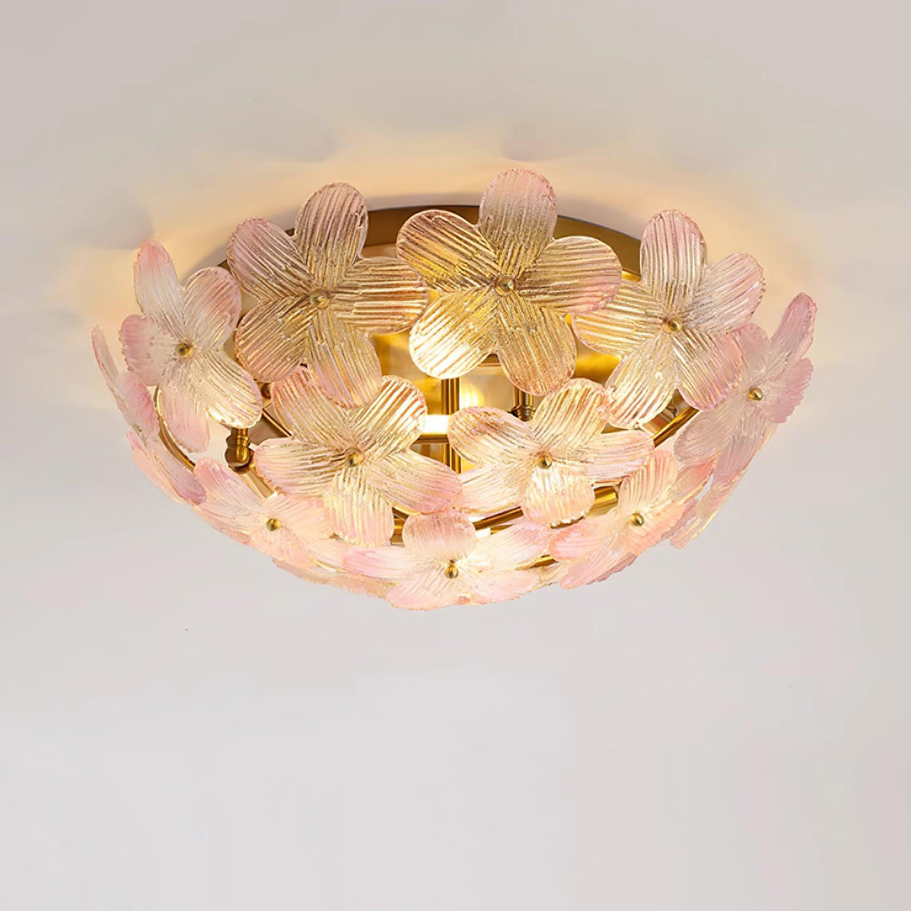 Anan Floral Glass Ceiling Light — product view 13