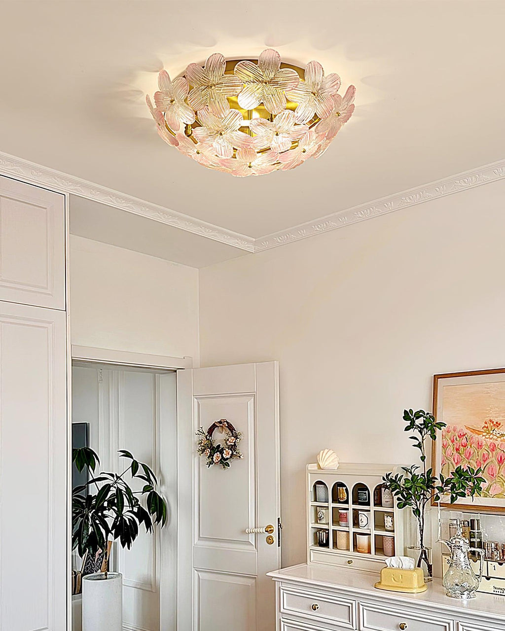 Anan Floral Glass Ceiling Light — product view 14