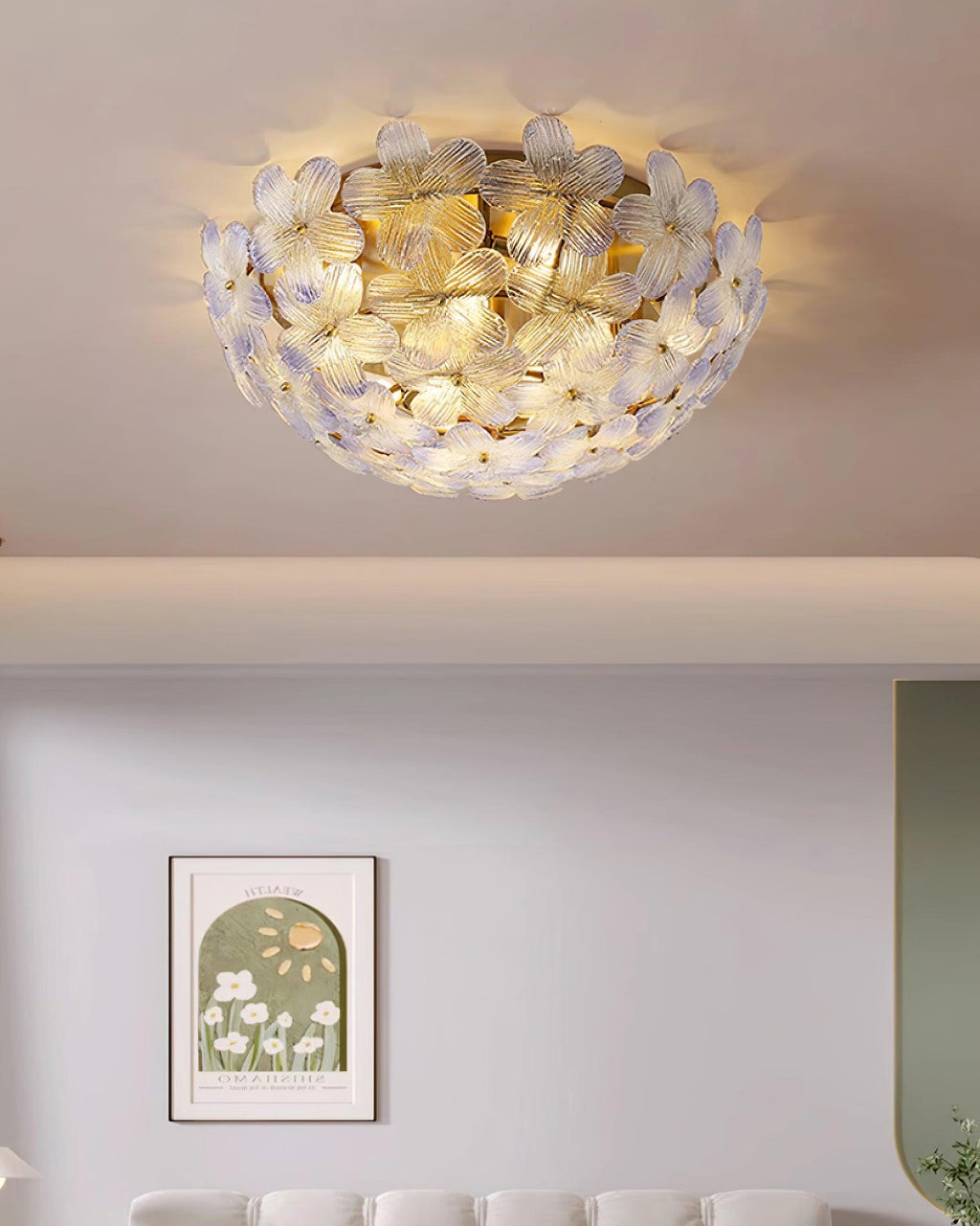 Anan Floral Glass Ceiling Light — product view 16