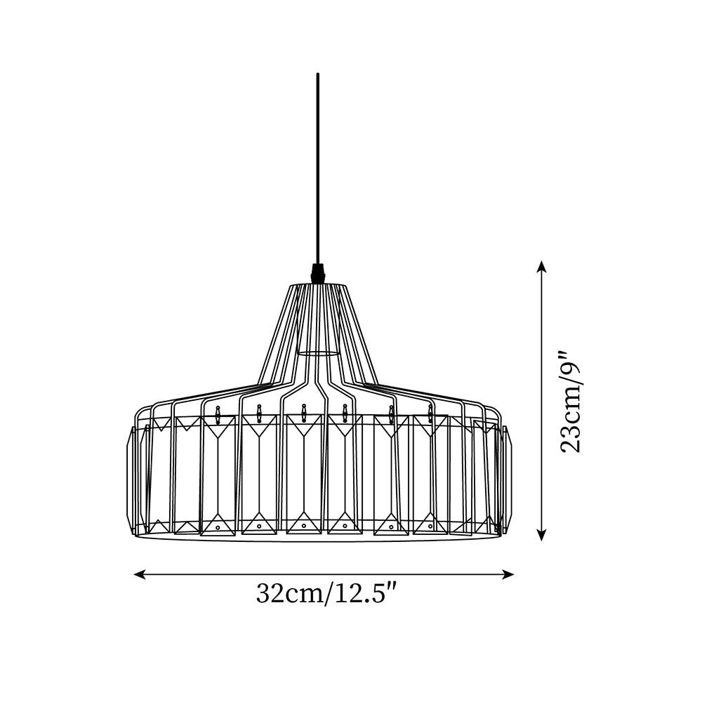 Rivelle Crystal Pendant Lamp — product view 5