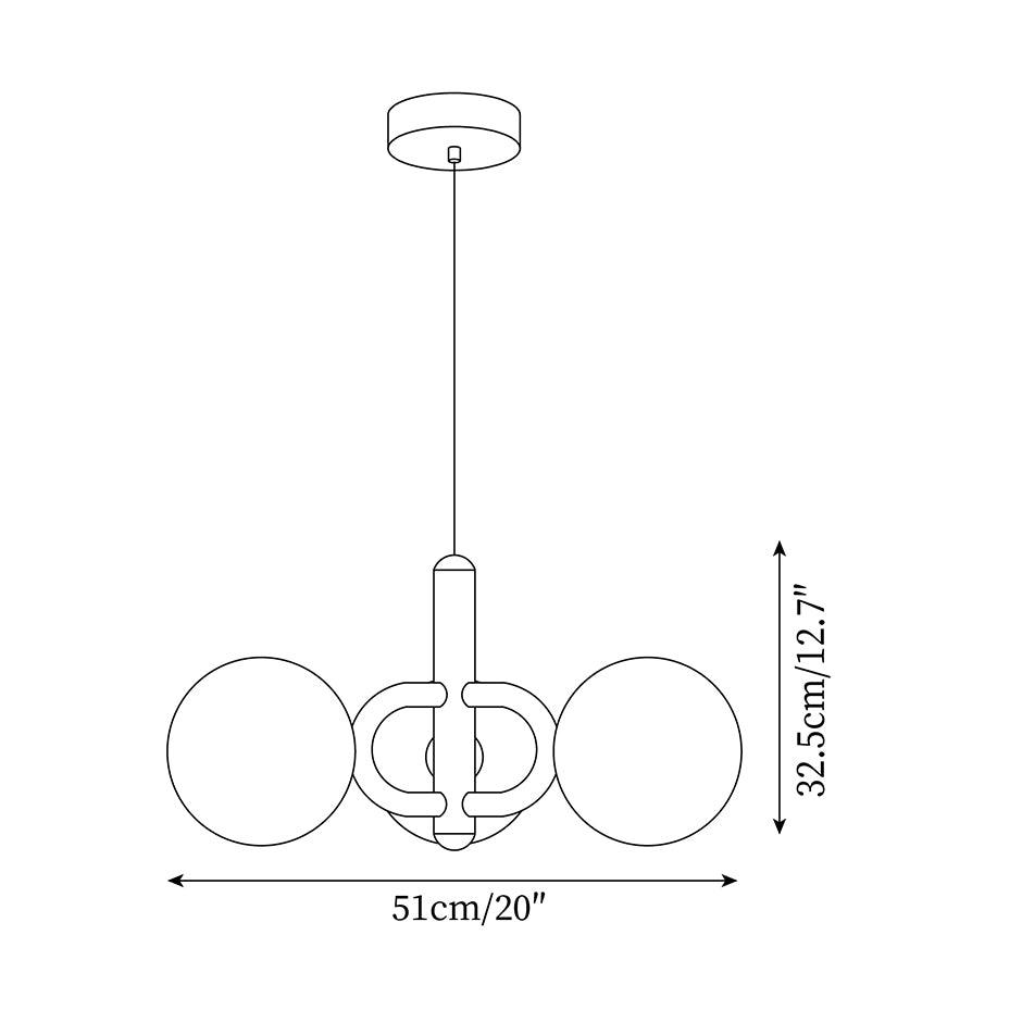 Darla Metal Pendant Lamp — product view 5