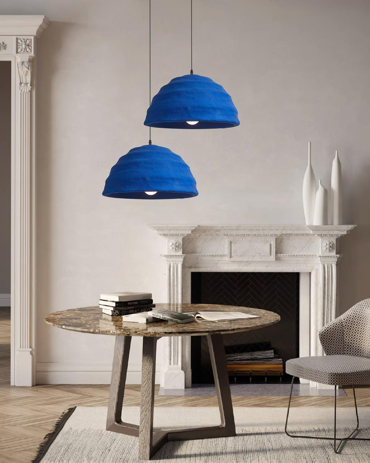 Azure Dome Metal Pendant Lamp — product view 12