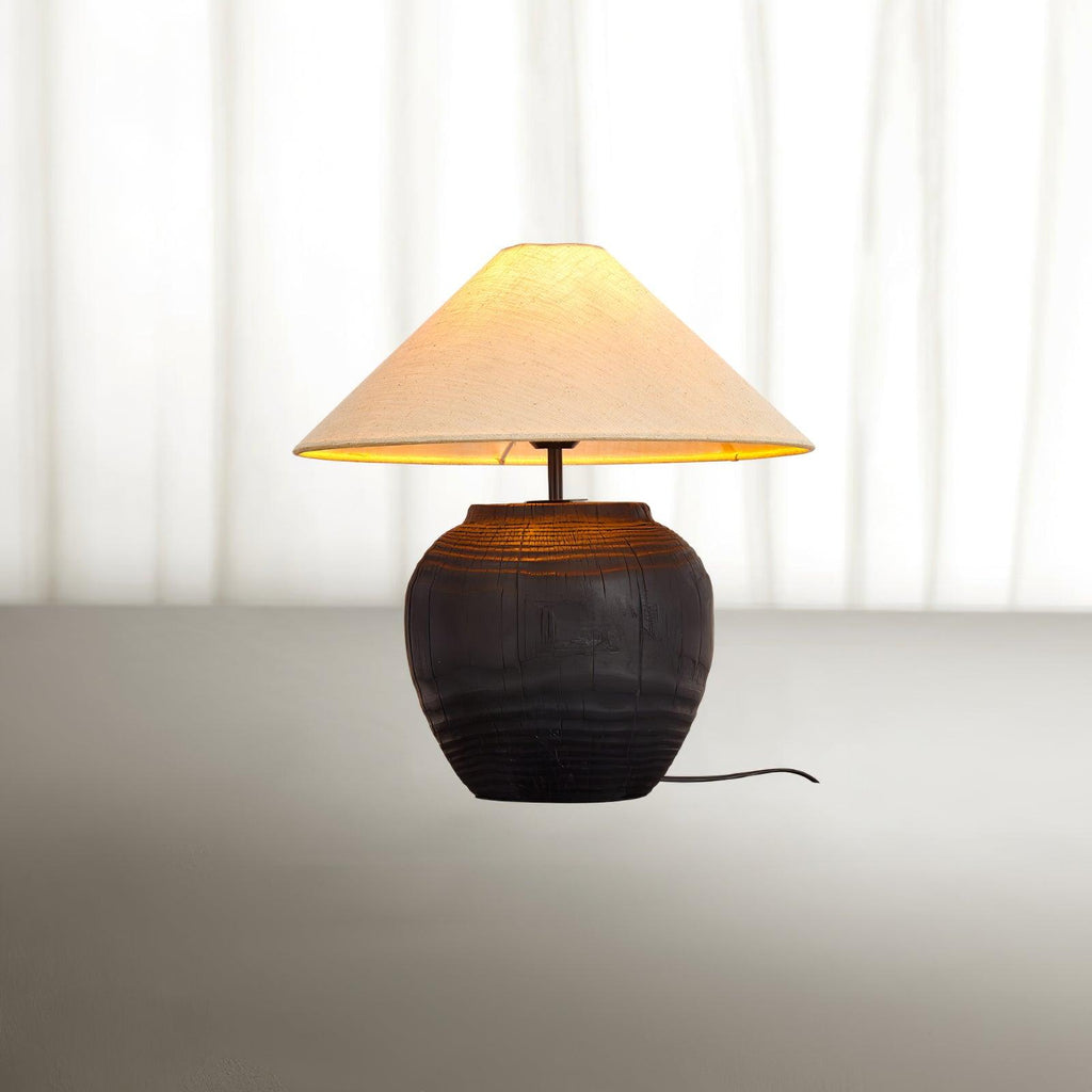 Black Karen Metal Table Lamp — product view 3