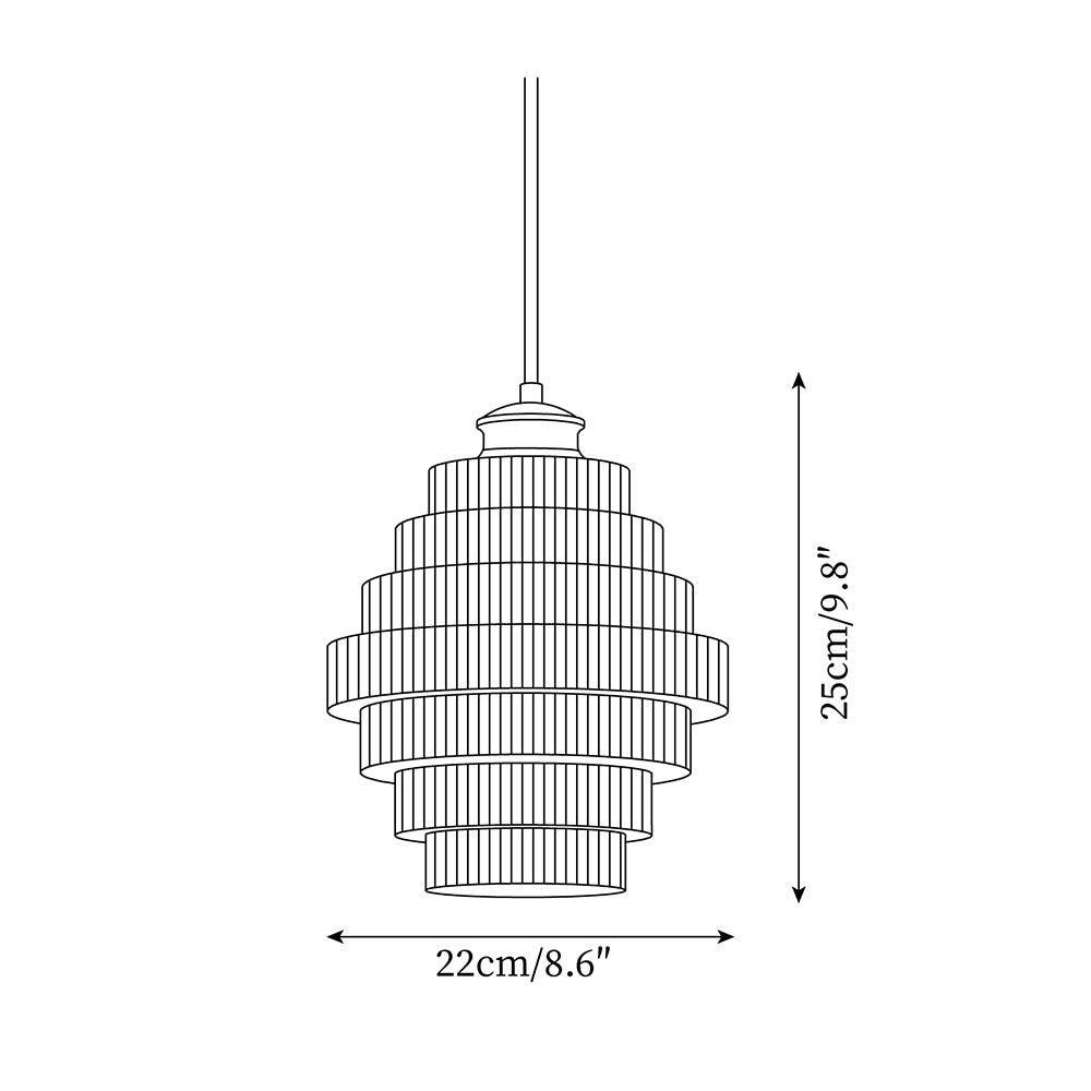 Luella Glass Pendant Lamp — product view 5